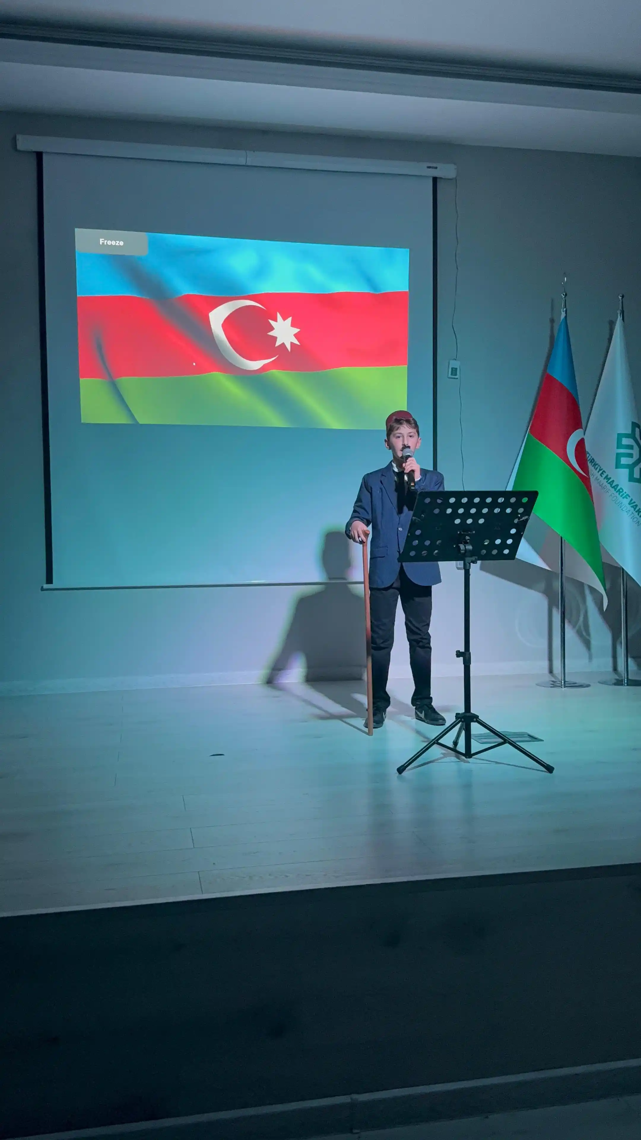 Image from Maarif Azərbaycan: 🇦🇿Məktəbimizdə 28 May – Müstəqillik Günü münasibətilə tədbir keçiri...