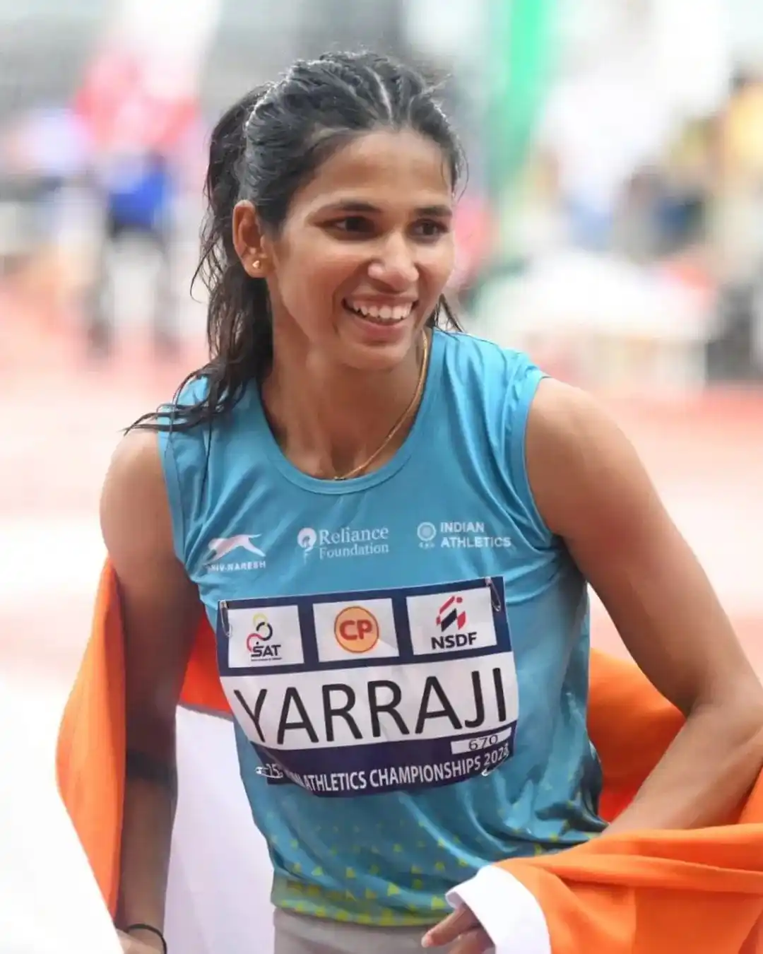Image from Nara Chandrababu Naidu | CBN | TDP: Congratulations to Jyothi Yarraji, India’s fastest woman hurdler and a...