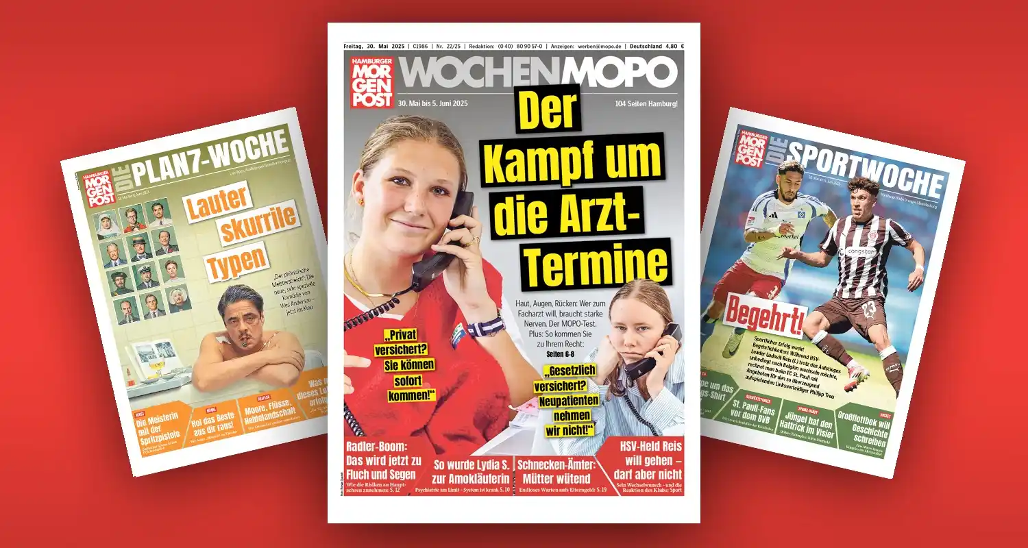 Image from MOPO – Hamburger Morgenpost: Die WochenMOPO ist da – ab Freitag neu und überall, wo es Zeitungen gi...