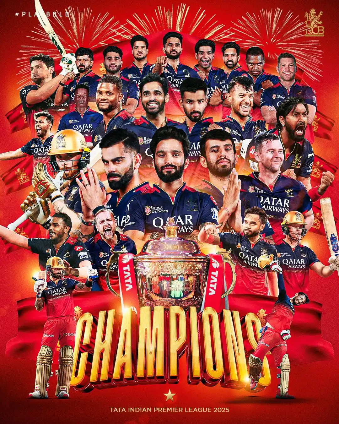 Image from PSC SREEJITH ACADEMY: *🏆 Indian Premier League 2025 🏆* *• Winner -* Royal Challengers Be...