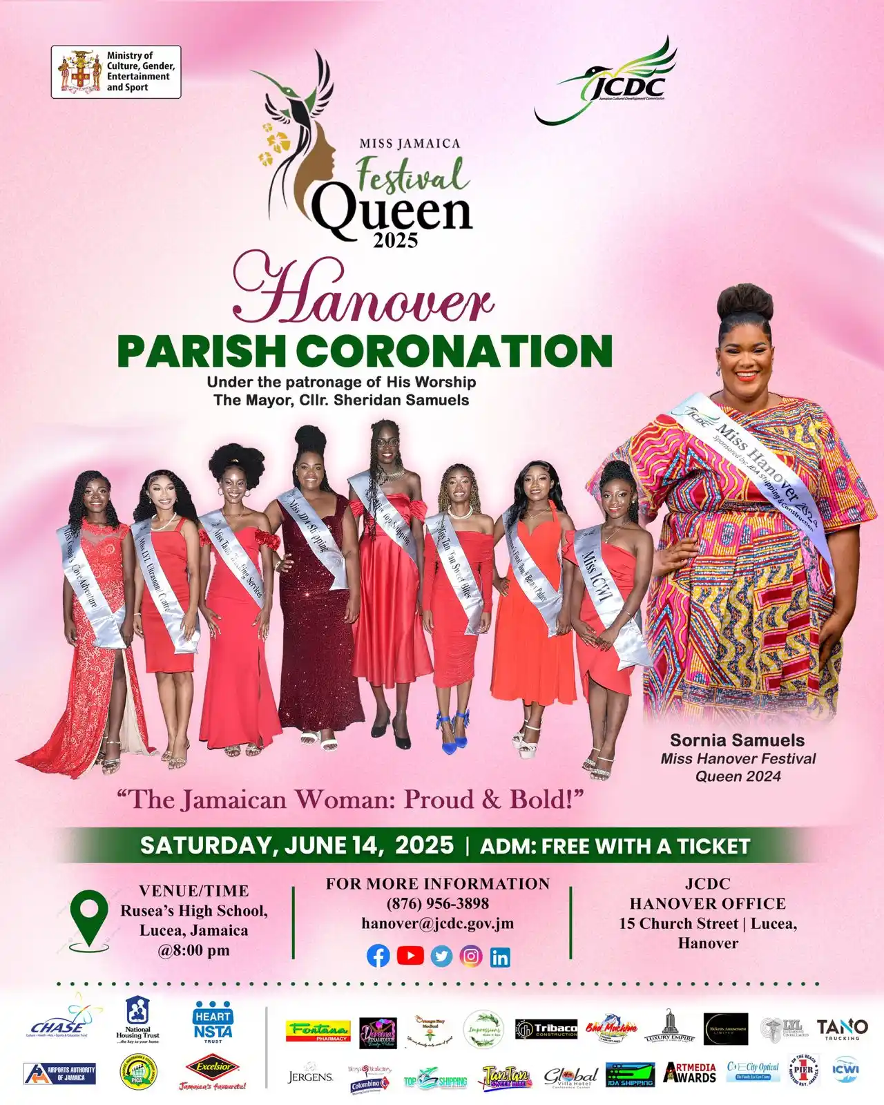 Image from JCDC JAMAICA: Join us at the ๐๐ข๐ฌ๐ฌ ๐๐๐ง๐จ๐ฏ๐๐ซ ๐
๐๐ฌ๐ญ๐ข๐ฏ๐๐ฅ ๐๐ฎ๐๐๐ง 202...