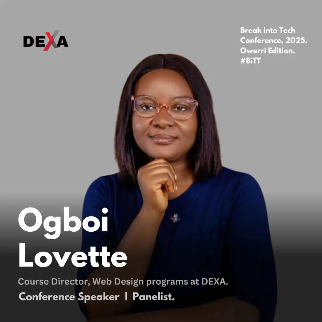 Image from DEXA - Tech Community: Meet Our First Speaker: Ogboi Lovette. We’re proud to welcome Ogboi L...
