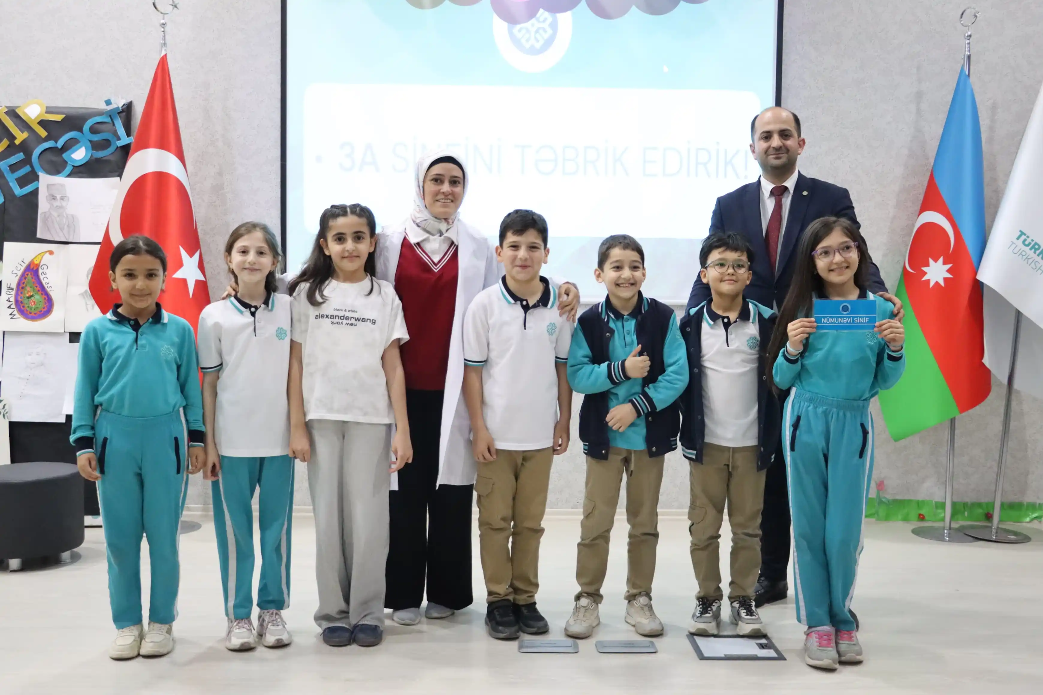 Image from Maarif Azərbaycan: 🎉Nəsimi kampusumuzda "Həftənin Sinfi" layihəsinin növbəti qalibi 3"A"...