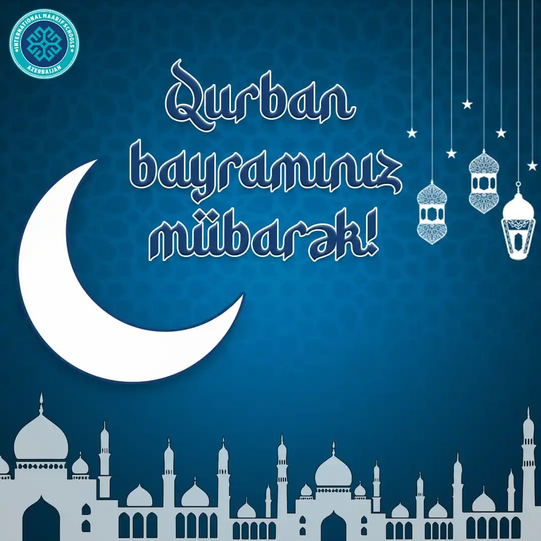 Image from Maarif Azərbaycan: 🐑Qurbanlarınız qəbul, süfrələriniz bərəkətli olsun!❤️ 🤲Bu mübarək ...