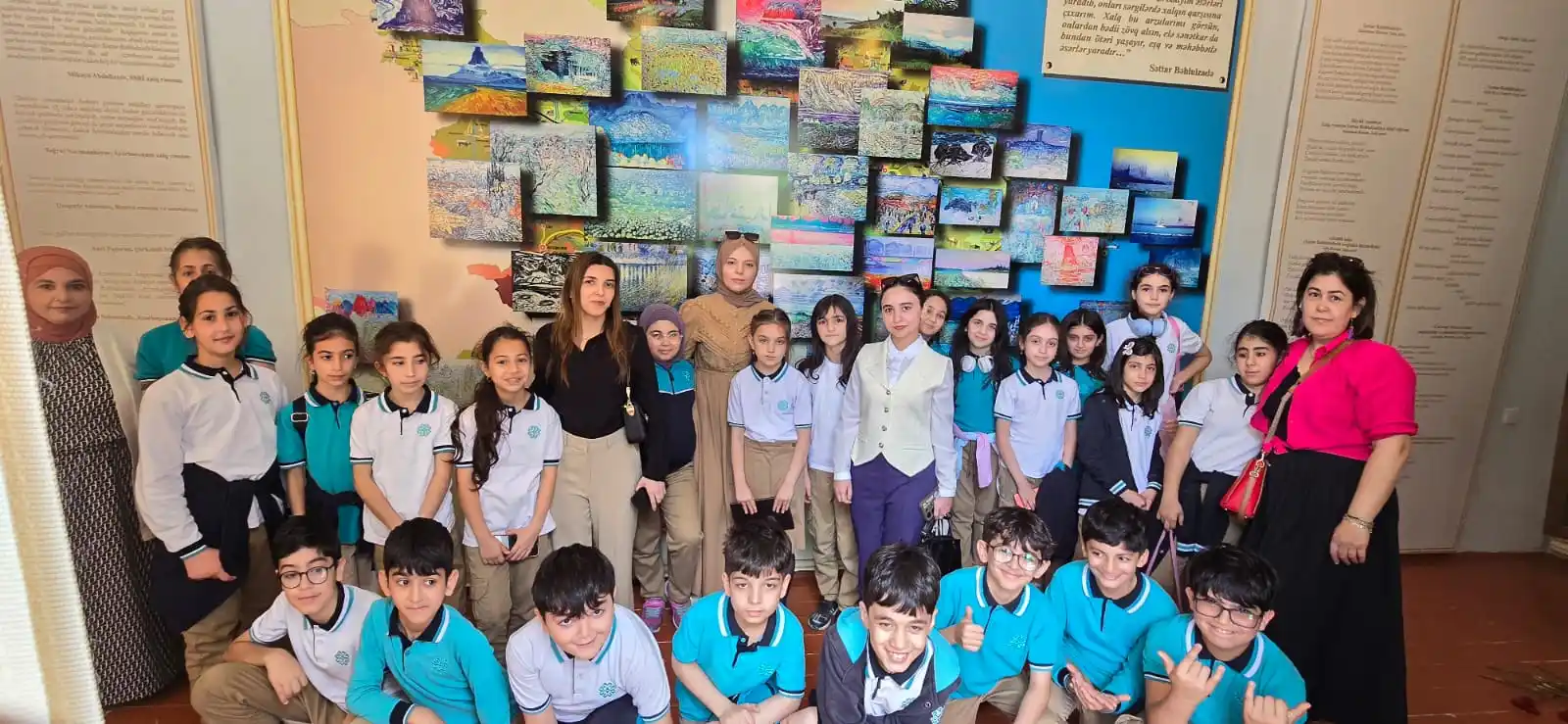 Image from Maarif Azərbaycan: 🎨Şagirdlərimiz dahi rəssam Səttar Bəhlulzadənin ev-muzeyini ziyarət e...