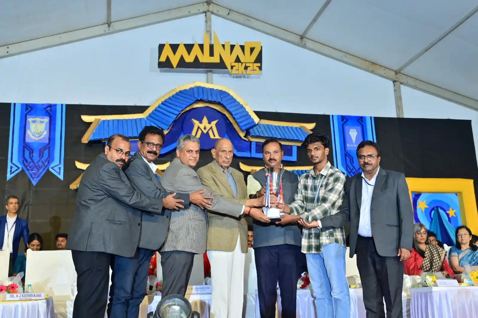 Image from Malnad College of Engineering, Hassan.: ‘Sarandeep Singh Memorial Best Badminton Player Award’ (Boys Section) ...