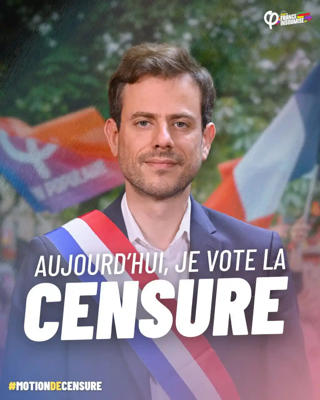 Image from Paul Vannier: Face au piétinement du Parlement organisé par le gouvernement je vote ...