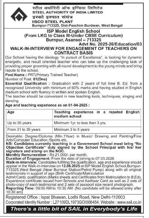 Jobs By Educare-Krishna Sir post