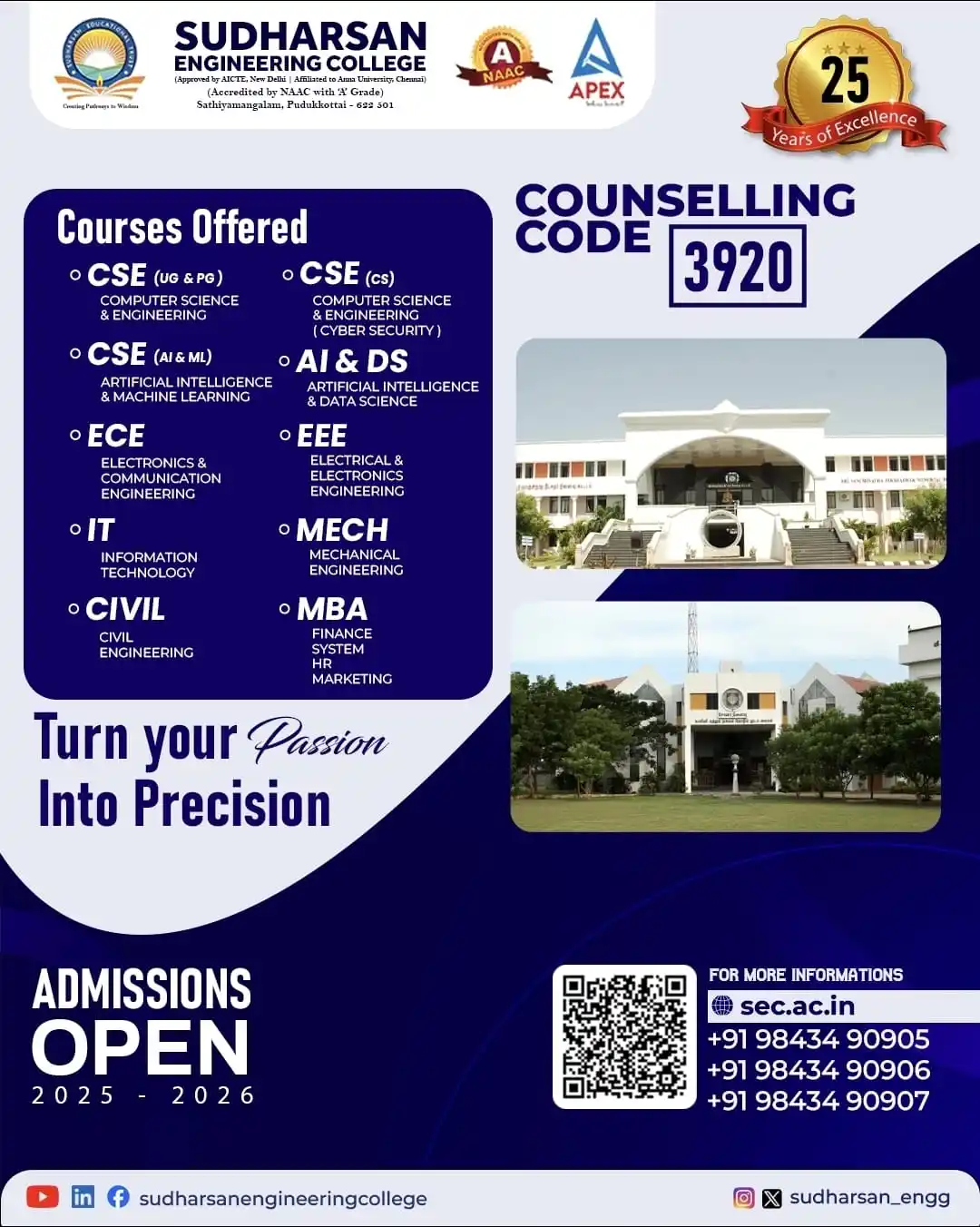 Image from SUDHARSAN ENGINEERING COLLEGE: 🎓 Turn Your Passion Into Precision at Sudharsan Engineering College �...