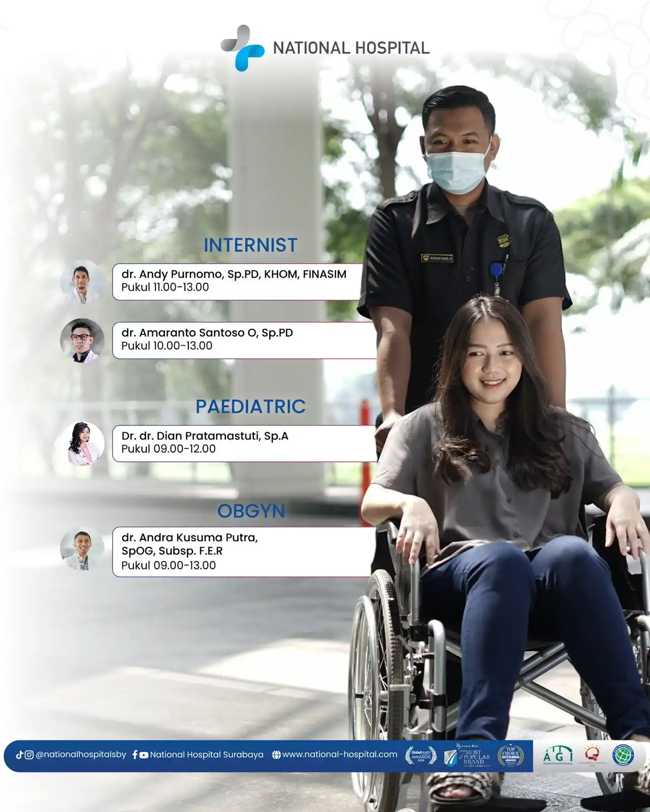 Image from NATIONAL HOSPITAL: Akhir pekan bukan berarti akhir dari perhatian untuk kesehatanmu! ☀️ ...