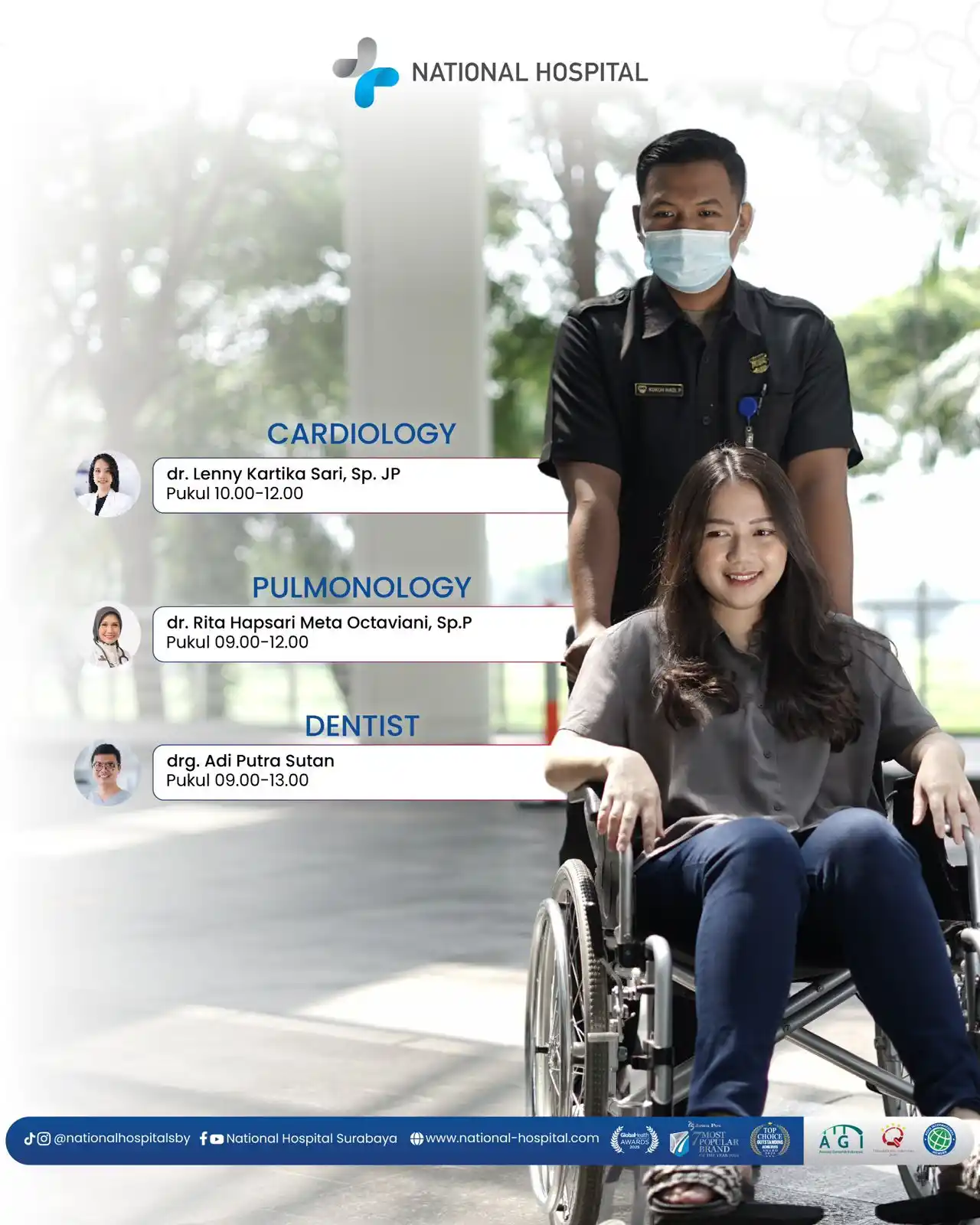 Image from NATIONAL HOSPITAL: Akhir pekan bukan berarti akhir dari perhatian untuk kesehatanmu! ☀️ ...