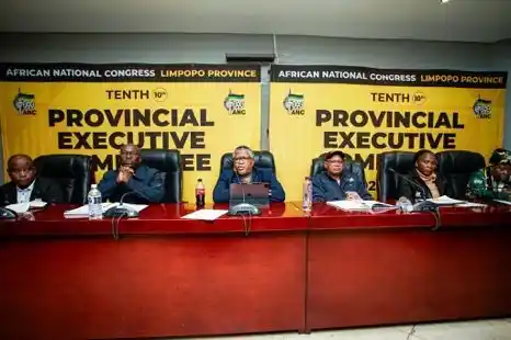 Image from African National Congress: ANC Secretary-General, Cde Fikile Mbalula, convened a meeting with the...