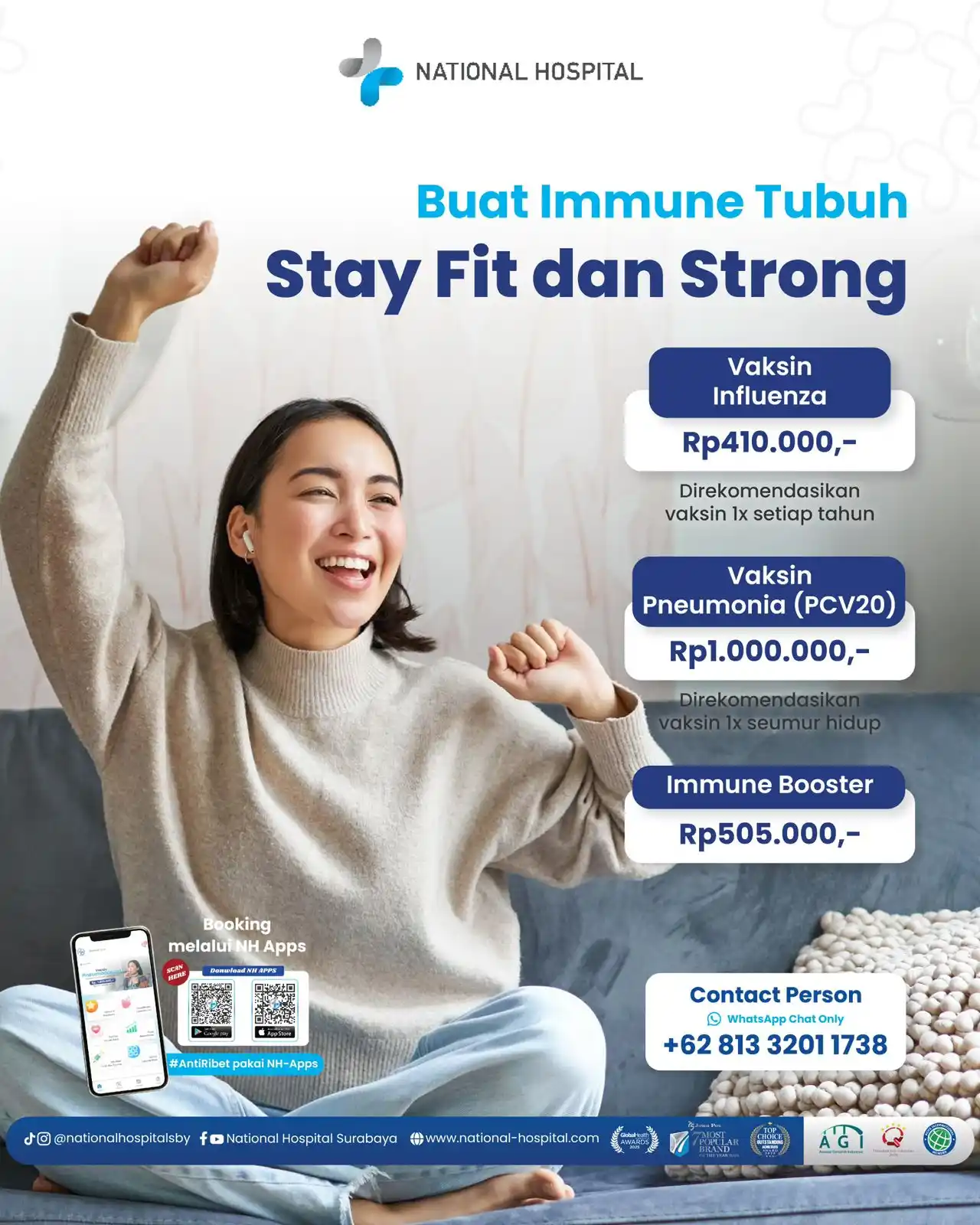 Image from NATIONAL HOSPITAL: COVID-19 NAIK? BUAT IMUN ANTI DROP DENGAN IMMUNE BOOSTER DI NATIONAL H...