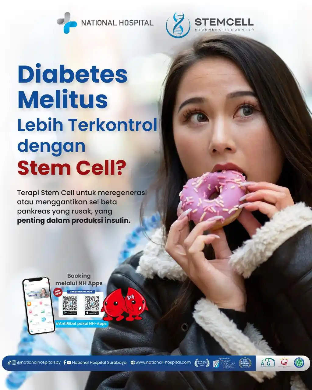 Image from NATIONAL HOSPITAL: Diabetes sering bikin lelah, sulit sembuh, dan bikin khawatir terus? ...