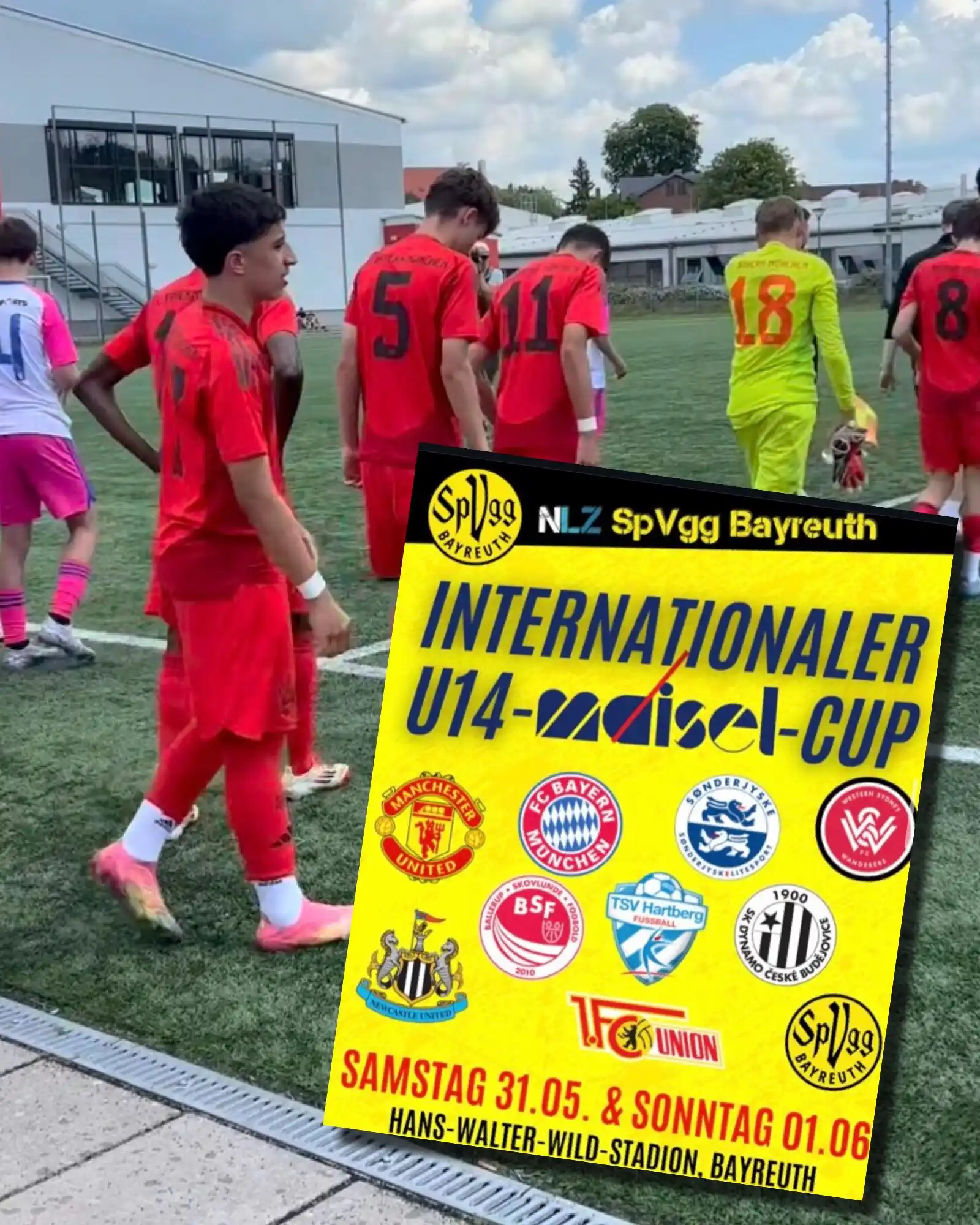 Image from SpVgg Bayreuth - Die Oldschdod ruft!: FC Bayern im HaWaWi. An Tag 2 des *U14-Maisel-Cup* treffen unsere Jung...
