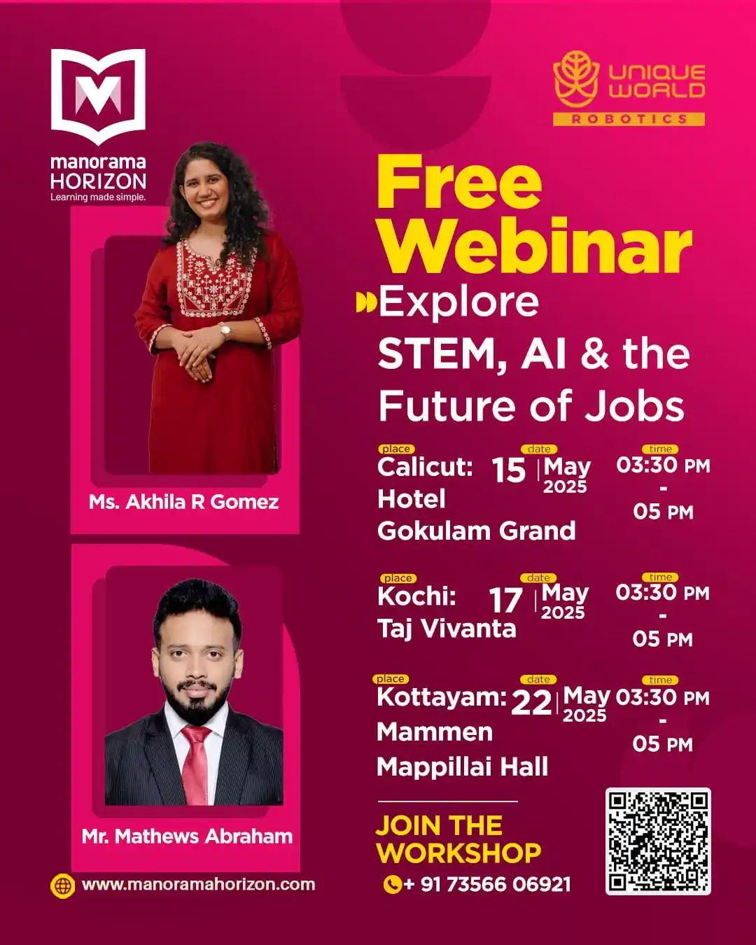 Image from INOVUS LABS IEDC: *FREE WEBINAR SERIES* *Explore STEM, AI & the Future of Jobs* _Organi...