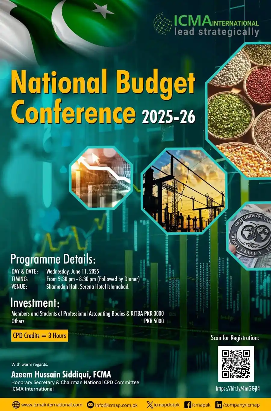Image from ICMA NETWORK: *ICMA Pakistan presents the National Budget Conference 2025–26 in coll...