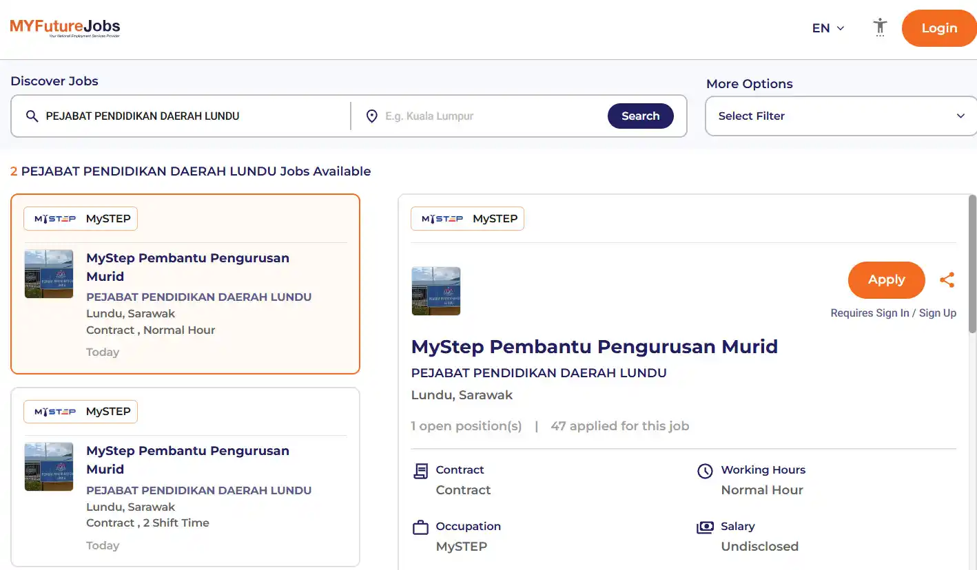 Image from Jawatan Kosong Sarawak : Jawatan Kosong Terkini Pejabat Pendidikan Daerah Lundu Tarikh Tutup Pe...