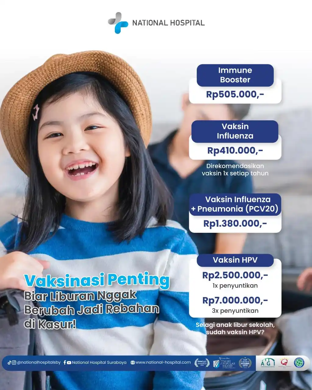 Image from NATIONAL HOSPITAL: Liburan is Coming! Biar Nggak Berubah Jadi Rebahan di Kasur, Buat Imun...