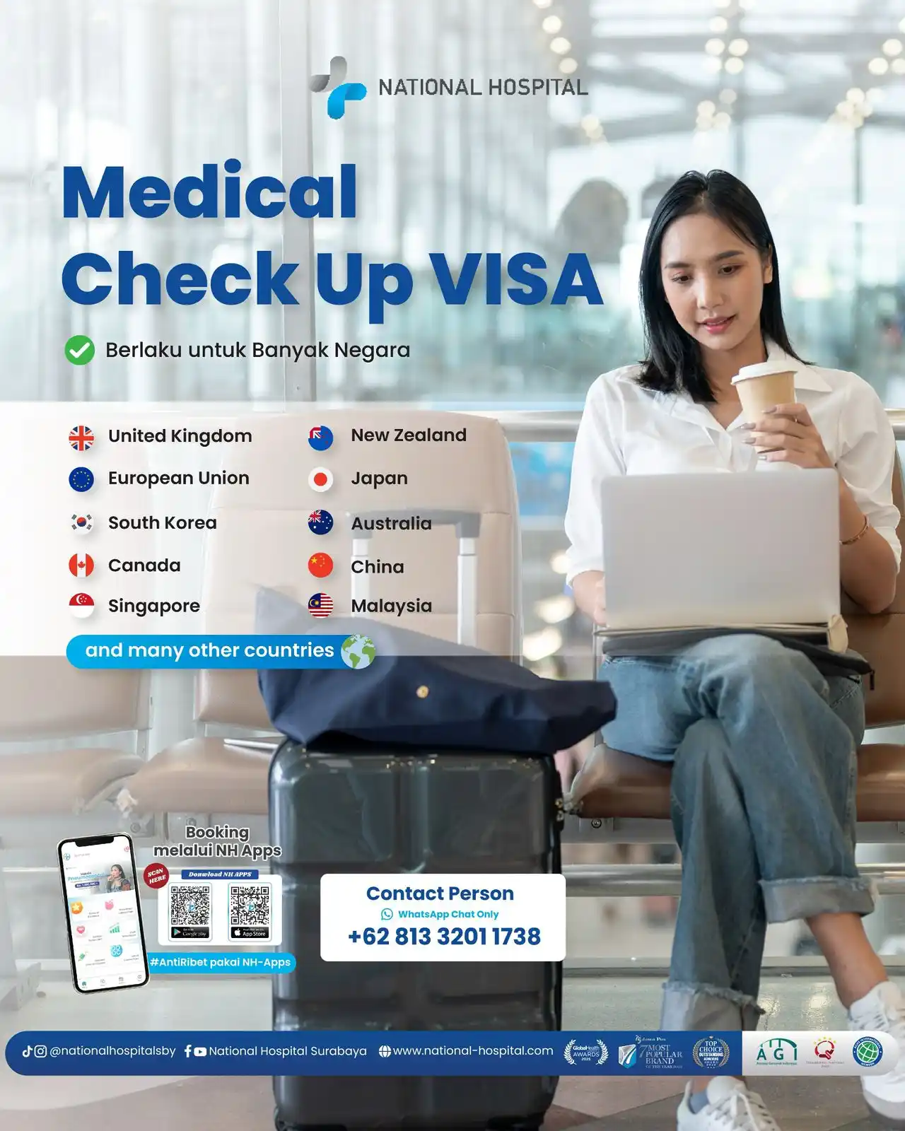 Image from NATIONAL HOSPITAL: ✈️ Mau Kuliah di Luar Negeri? Medical check up untuk pengurusan visa ...