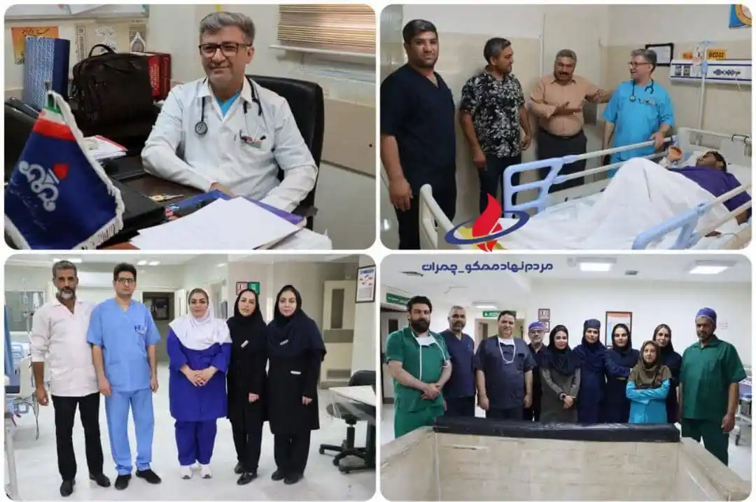 Image from مردم نهاد ممکو-چمران: *🚨نجات معجزه آسای جان جوان ۲۵ ساله از مرگ حتمی در بیمارستان صنعت نفت ...