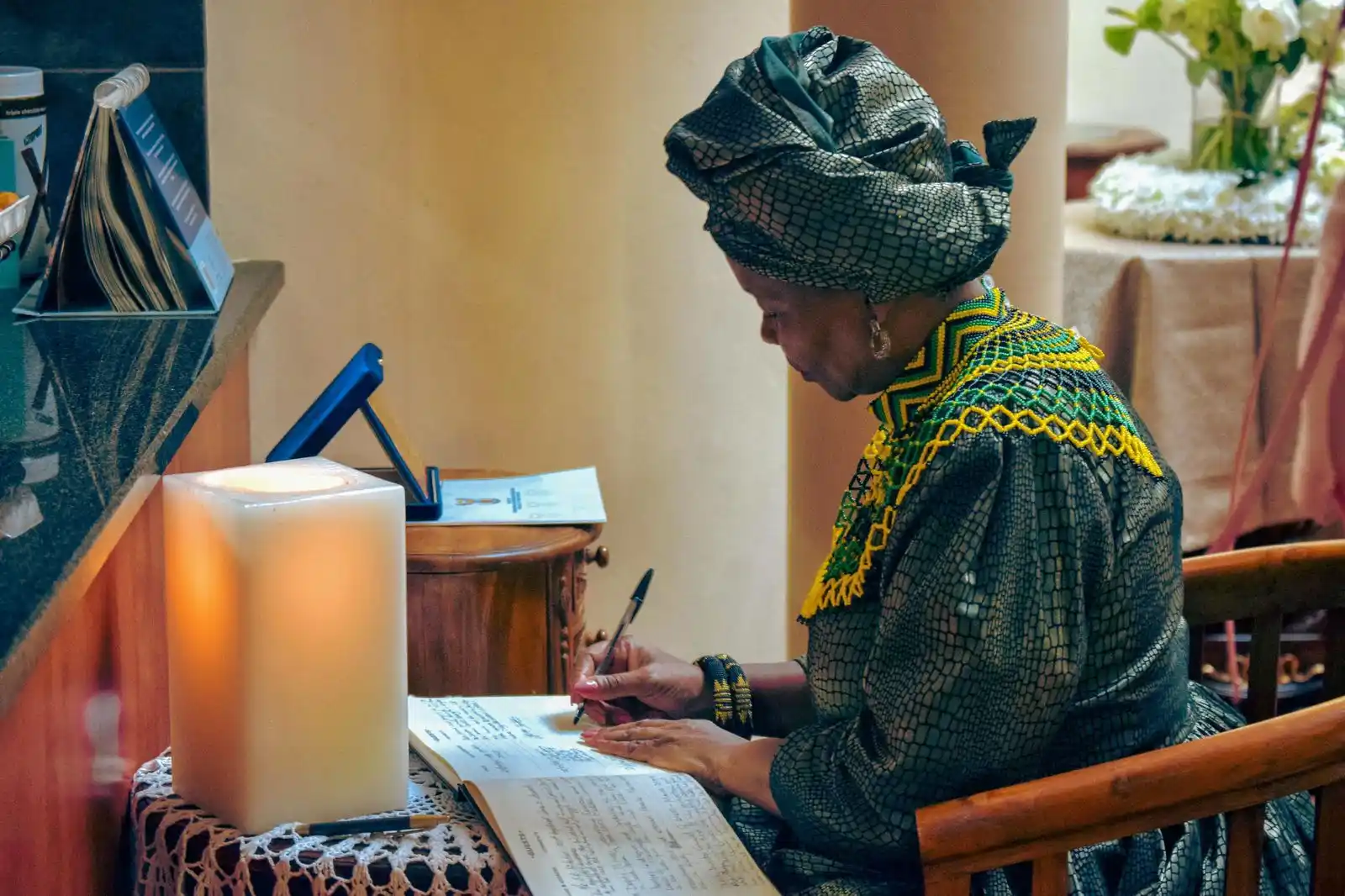 Image from African National Congress: This afternoon, ANC Treasurer General, Cde Gwen Ramokgopa, paid a hear...