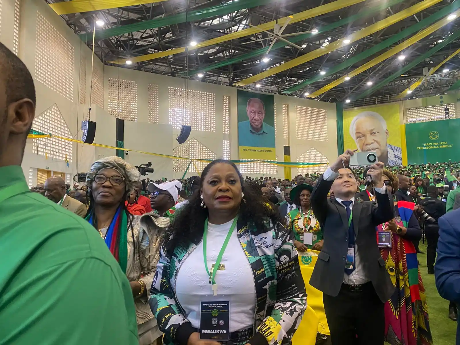 Image from African National Congress: Today, the ANC’s 1st Deputy Secretary-General, Cde Nomvula Mokonyane, ...