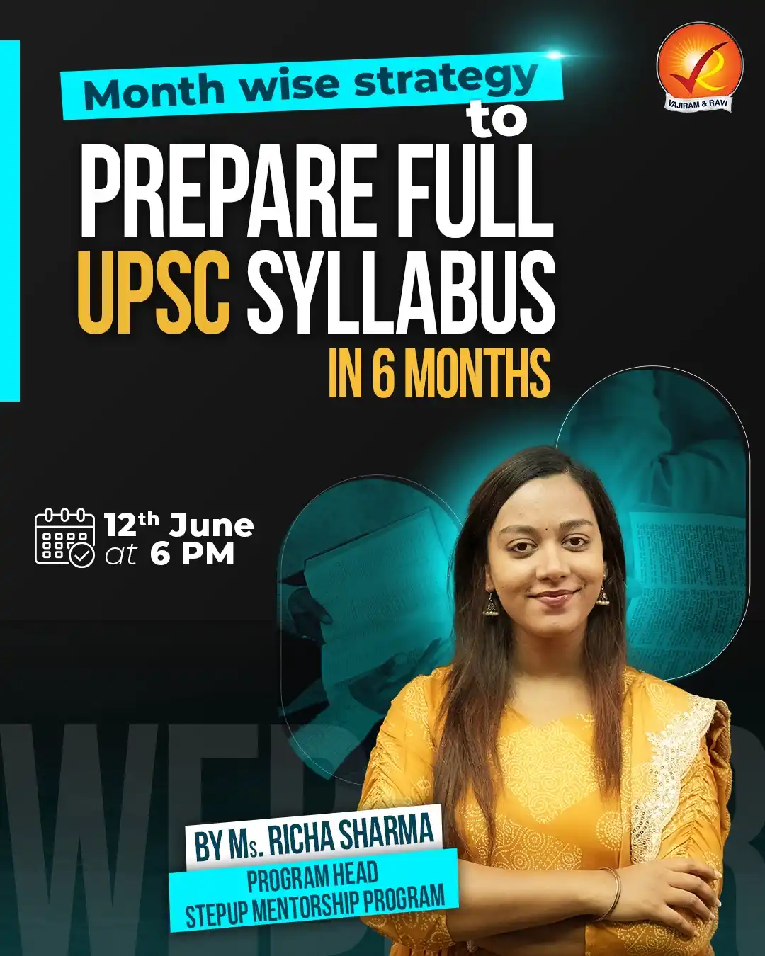 Image from Vajiram & Ravi - An Institute For IAS Examination: 📅 Upcoming Webinar ! Join us on 12th June at 6 PM for a focused sessi...