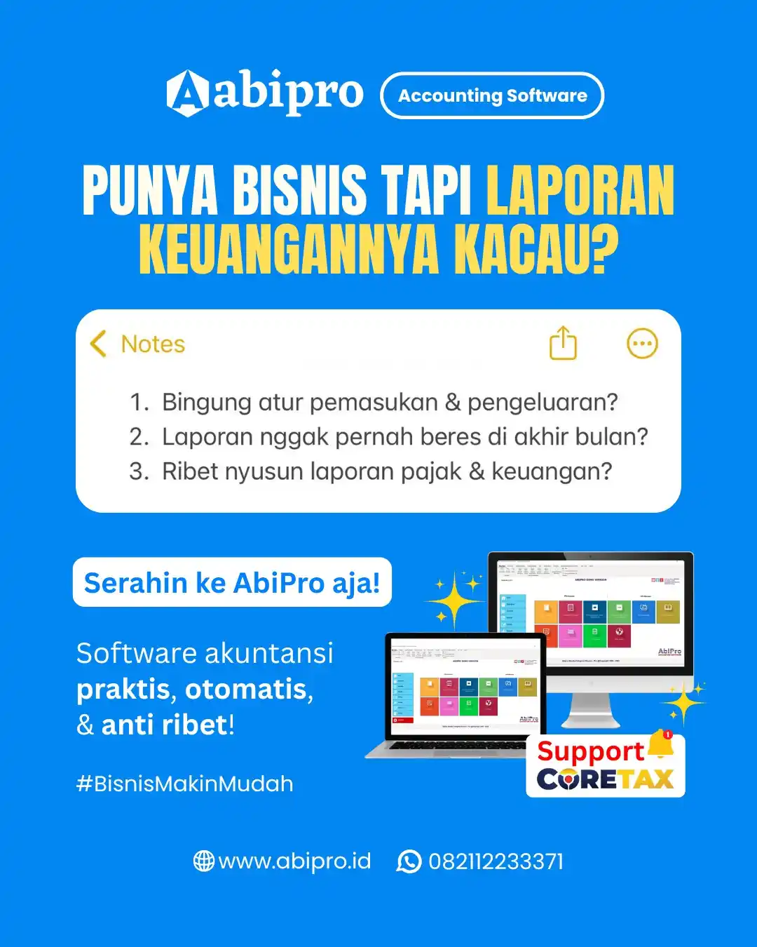Image from Abipro Accounting Software: AbiPro software akuntansi bantu kamu atur keuangan bisnis secara otoma...