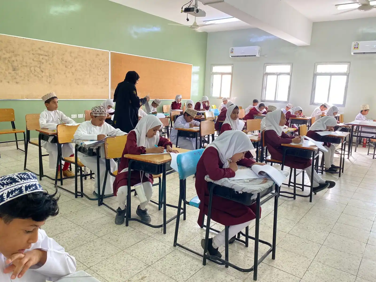 Image from Alm6tr3school (1-9): اختبار قياس مستوى المهارات الأساسية في مادة اللغة العربية للصف الرابع ...