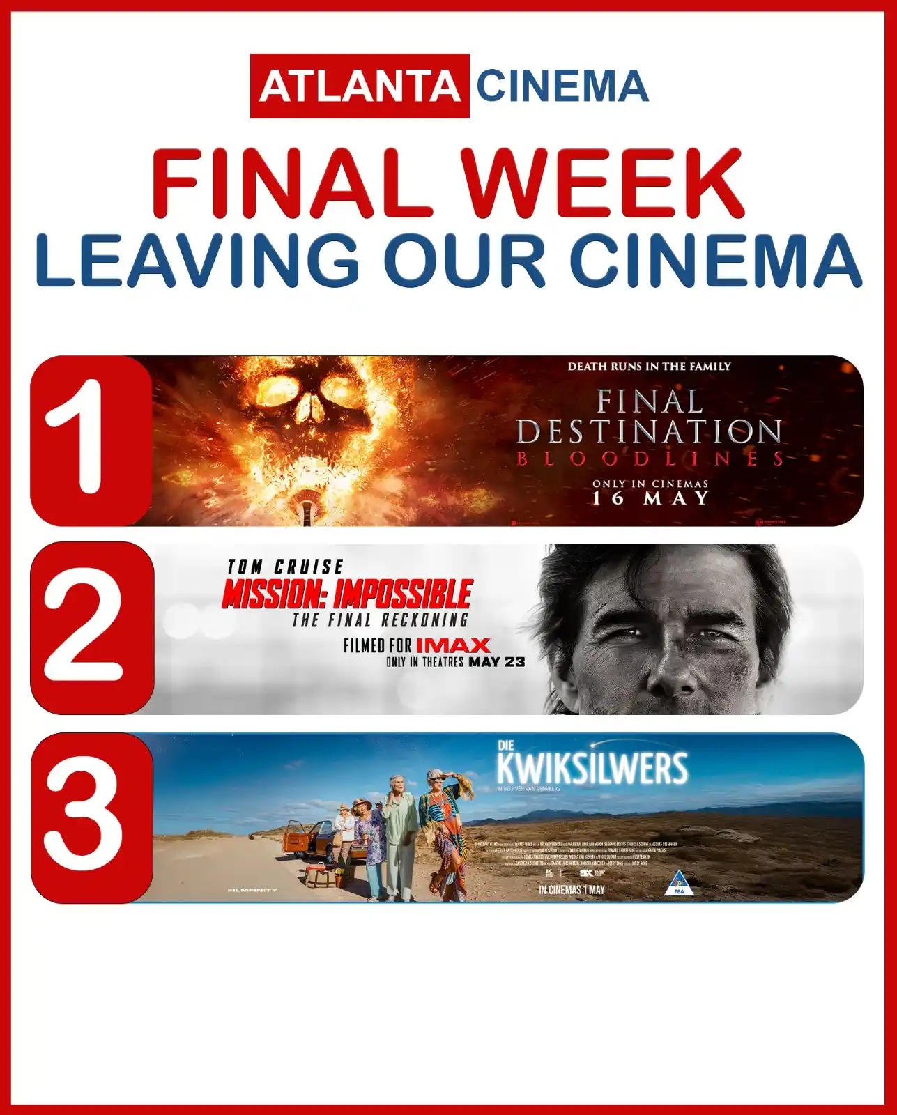 Image from ATLANTA CINEMA SWAKOPMUND: 🎬 FINAL WEEK ALERT — DON’T MISS OUT! This is your LAST CHANCE to cat...