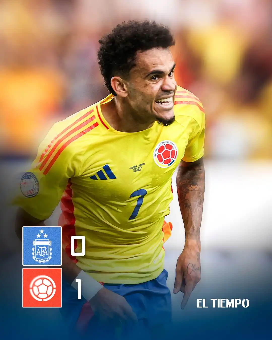 Image from Tendencias EL TIEMPO 👽😱❤💔💣: 💪🏽⚽Golazo de Lucho Díaz, El Guajiro abre el marcador⬇️ https://www.e...