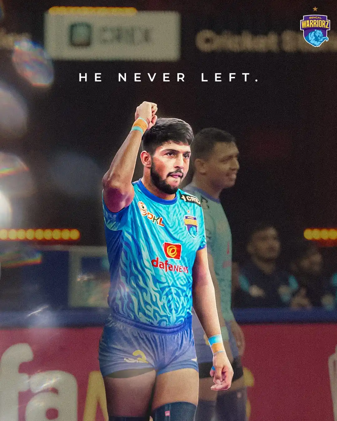 Image from Bengal Warriorz: In Nitesh we believe 💙 <a class="text-blue-500 hover:underline curso...