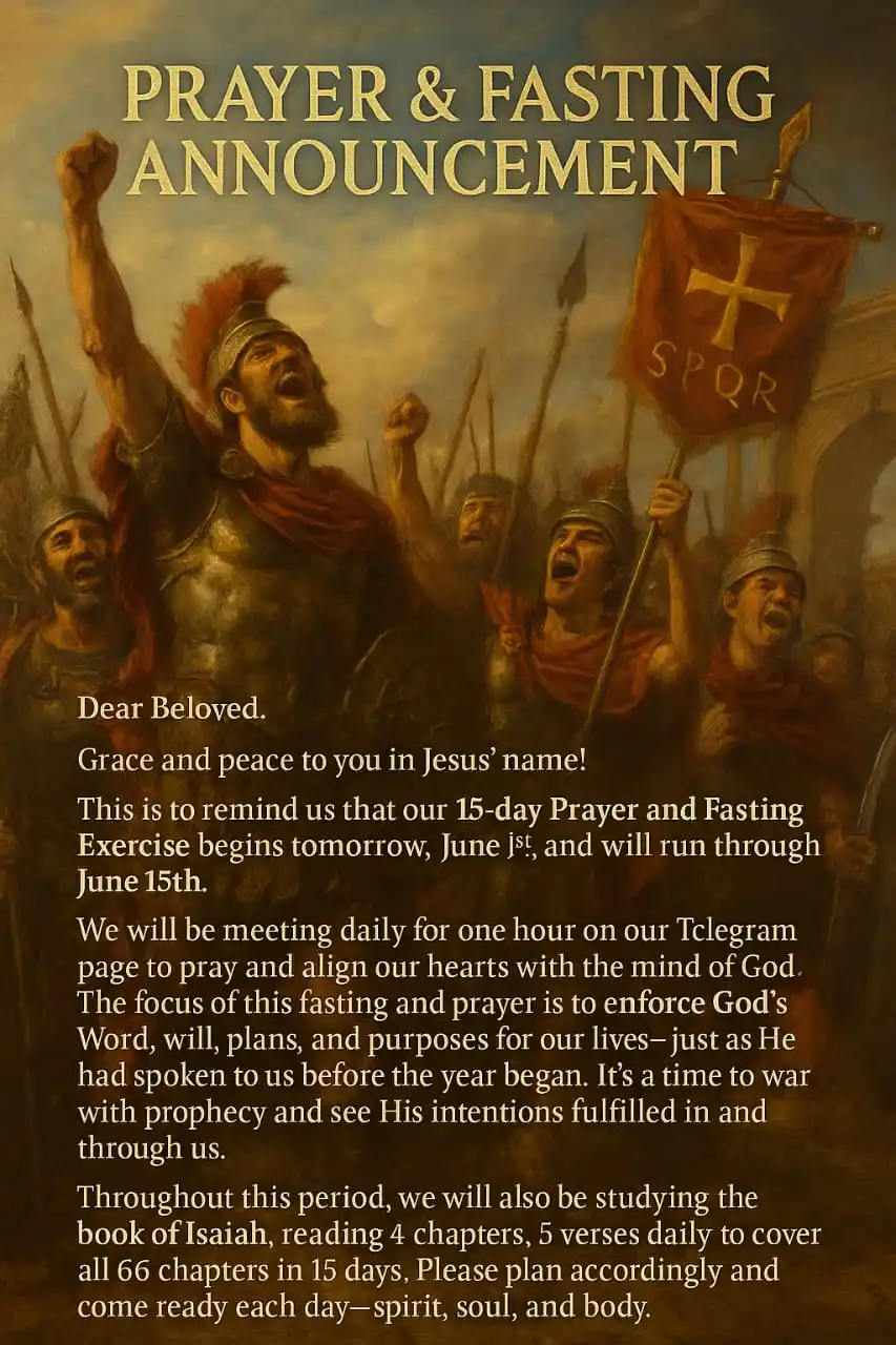 FOTUD INT'L A.K.A RELEVANCY BY INTIMACY WITH HOLY SPIRIT VIA THE WORD,WORSHIP &WARFARE FROM VICTORY post