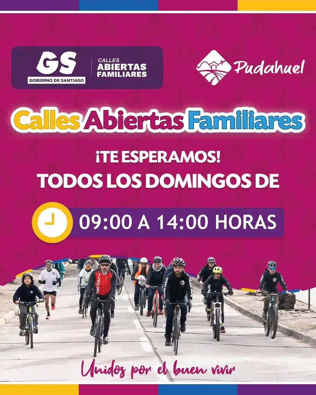 Image from Ilustre Municipalidad De Pudahuel: ¡SIGUEN LAS CALLES ABIERTAS EN PUDAHUEL! 🚴🛼 🙌🏻 Ven este domingo, ...