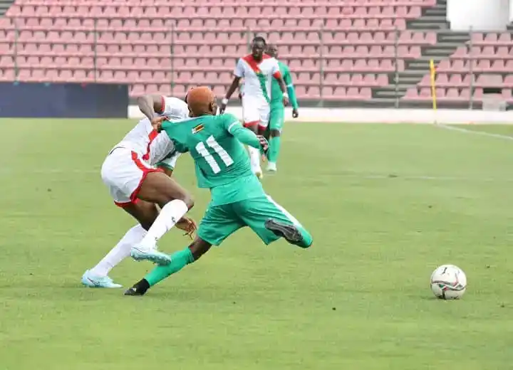 Image from DeMbare DotComs: 65' Triple change Sean Fusire✅in Tawanda Macheke ✅in Daniel Msendam...