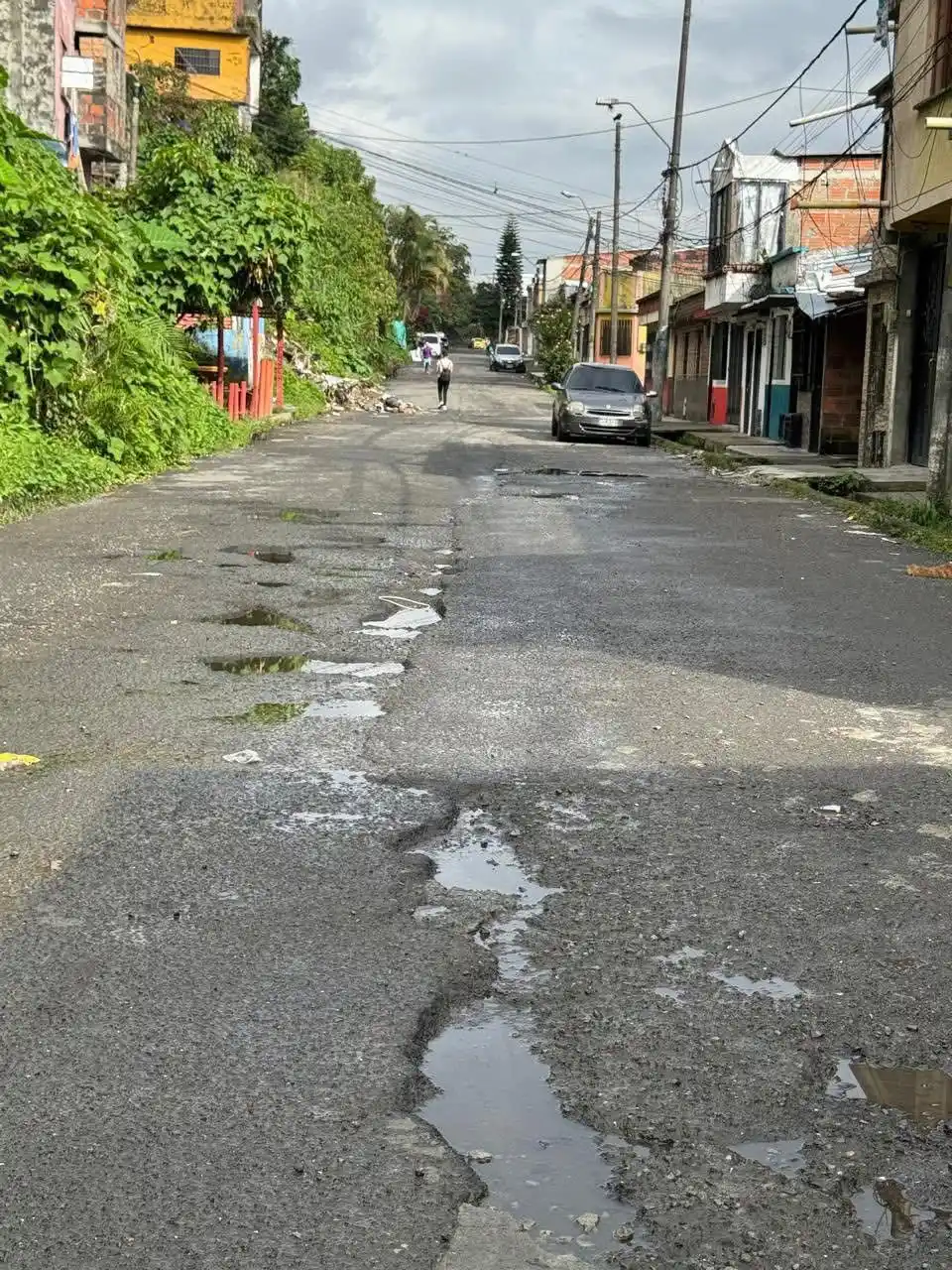 Image from Alcaldía de Pereira : ALCALDÍA ESTÁ RENOVANDO 900 METROS LINEALES DE LA VÍA EL SESTEADERO ...