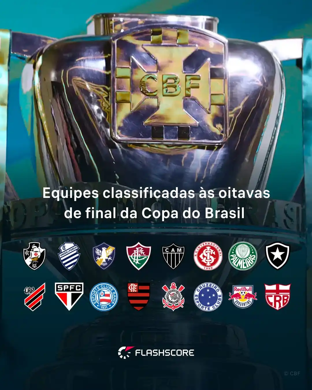 Image from Flashscore Brasil: 🇧🇷⏭️ DEFINIDOS os 16 times que vão jogar as oitavas de final da Copa...