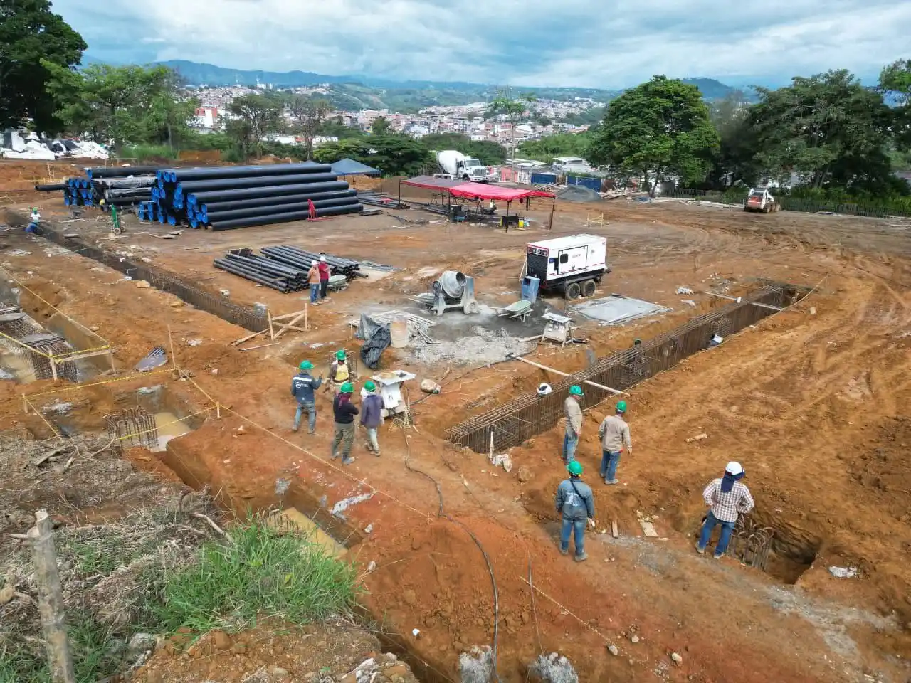Image from Alcaldía de Pereira : CONSTRUCCIÓN DEL COLISEO MULTIPROPÓSITO DE PEREIRA ALCANZA EL 20% DE E...