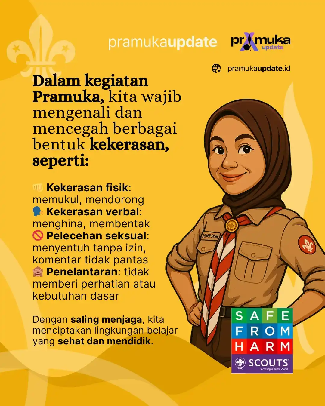 Image from Pramuka Update: Dalam kegiatan Pramuka, kita wajib mengenali dan mencegah berbagai ben...