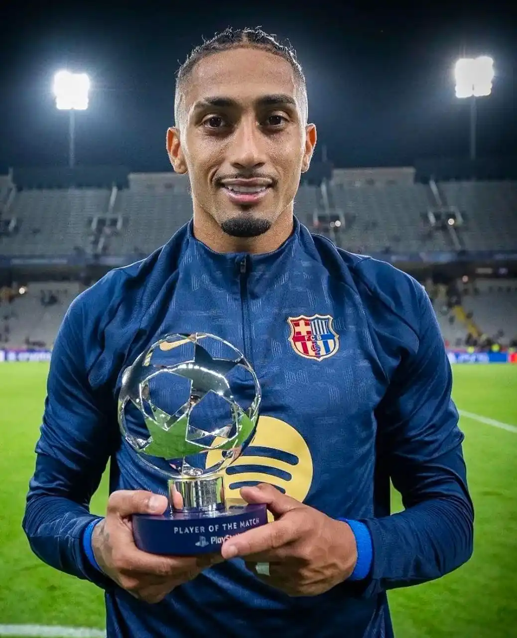 Image from VIRALTV1: ❤️💙Raphinha, Champions League Golden Boot this season... and also muc...