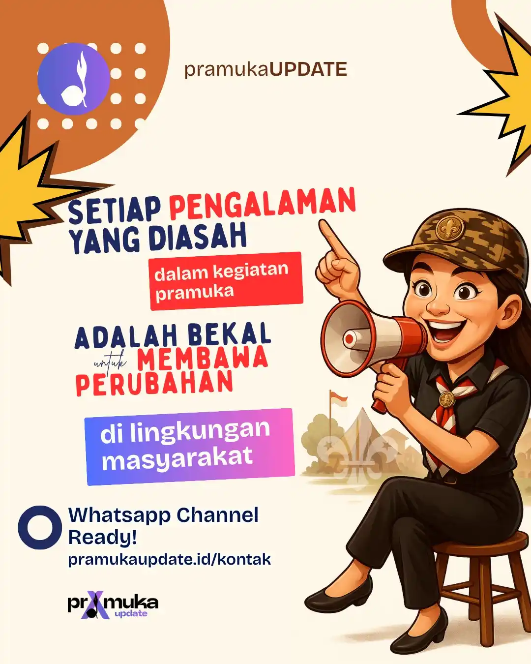 Image from Pramuka Update: Setiap pengalaman yang diasah dalam kegiatan pramuka adalah bekal untu...