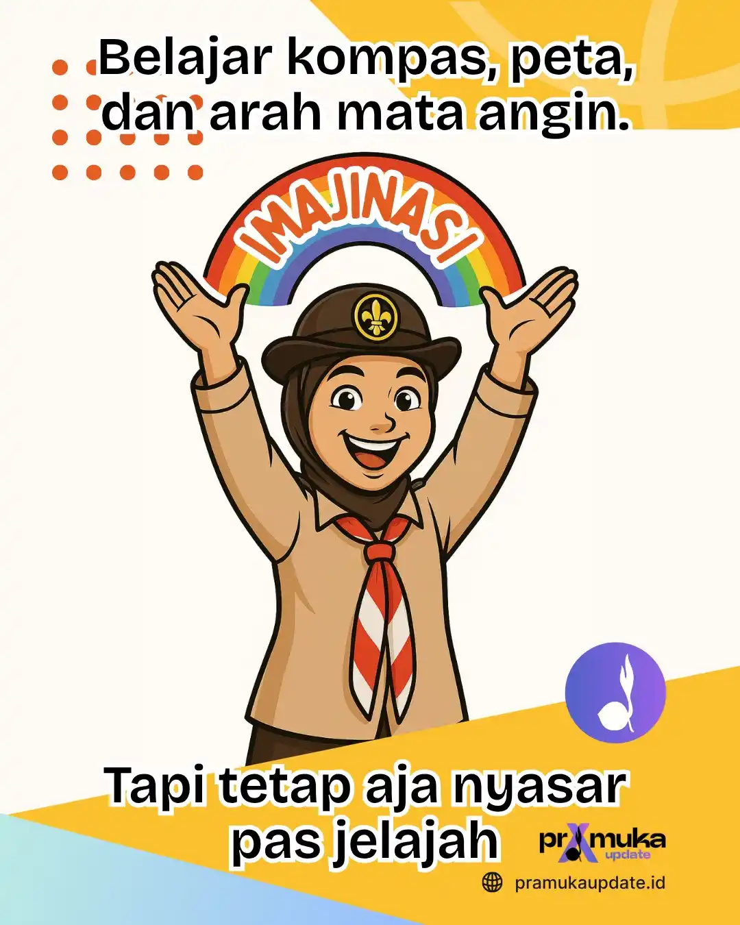 Image from Pramuka Update: Sudah belajar kompas, hafal arah mata angin, bawa peta lengkap... Tapi...