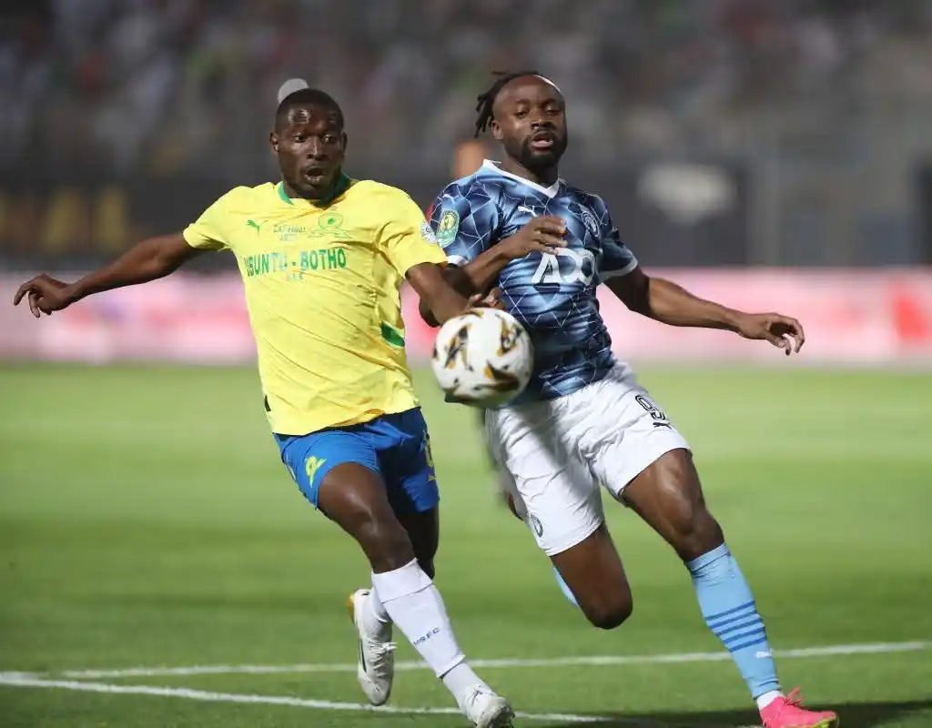 Image from DeMbare DotComs: 🇾🇪 Pyramids 2 (Mayele 24' A Samy 56') 🇿🇦 Sundowns 0 *Aggregate (3...