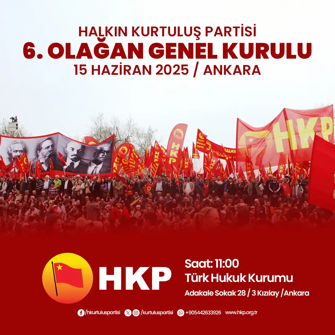 Image from Halkın Kurtuluş Partisi - HKP: 15-16 Haziran Şanlı İşçi Direnişi'nin 55'inci,  10 Eylül 1920’de kurul...
