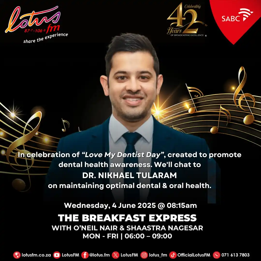 Image from LotusFM: 🦷✨ Celebrate "Love My Dentist Day" with us on The Breakfast Express t...