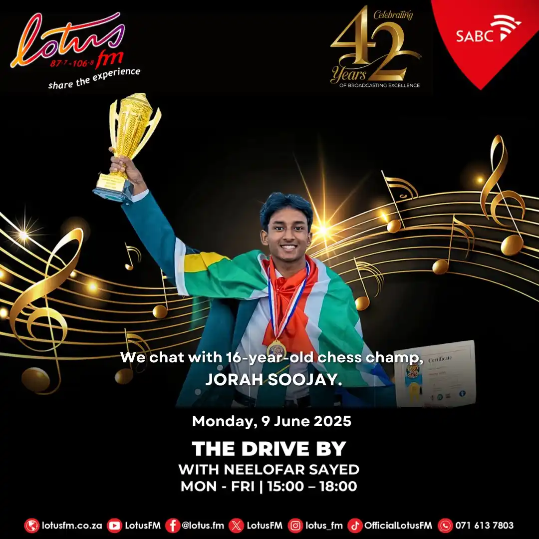 Image from LotusFM: Coming up - At just 16, Jorah Soojay won the U17 division at the 2025 ...