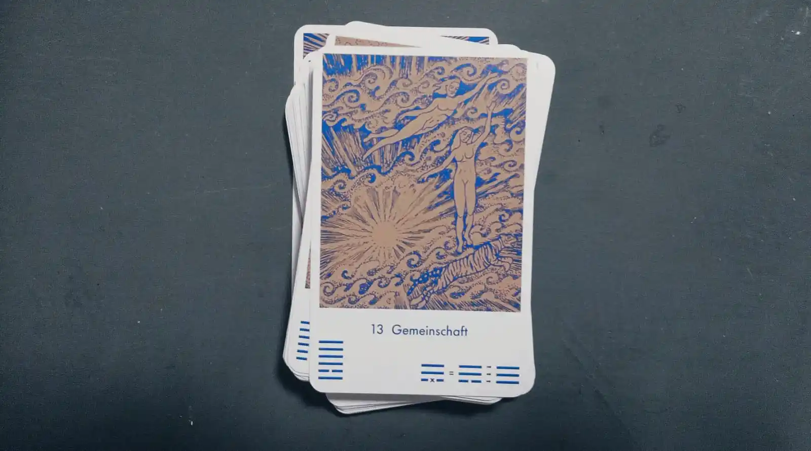 Image from Tagesimpulse - Tagesbotschaften / Skatkarten Der 3.Generation / Orakel / Feng Shui / Tarot: ```I Ging Tagesenergie 👋``` Hexagram *13 - Gemeinschaft* Tagesoffiz...