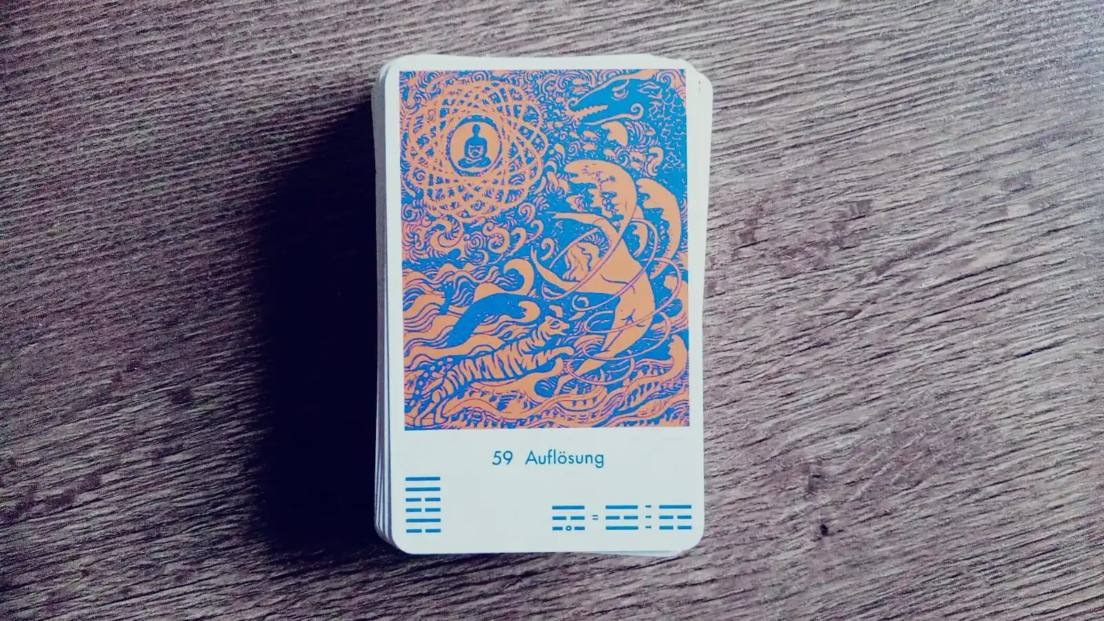 Image from Tagesimpulse - Tagesbotschaften / Skatkarten Der 3.Generation / Orakel / Feng Shui / Tarot: ```I Ging Tagesenergie 👋``` Hexagram *59 - Auflösung* Tagesoffizier ...