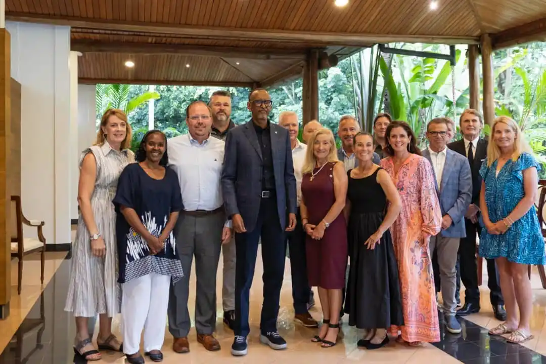 Image from Tedros Info: Kuri uyu wa Gatanu, Perezida wa Repubulika y’u Rwanda Paul Kagame, yak...